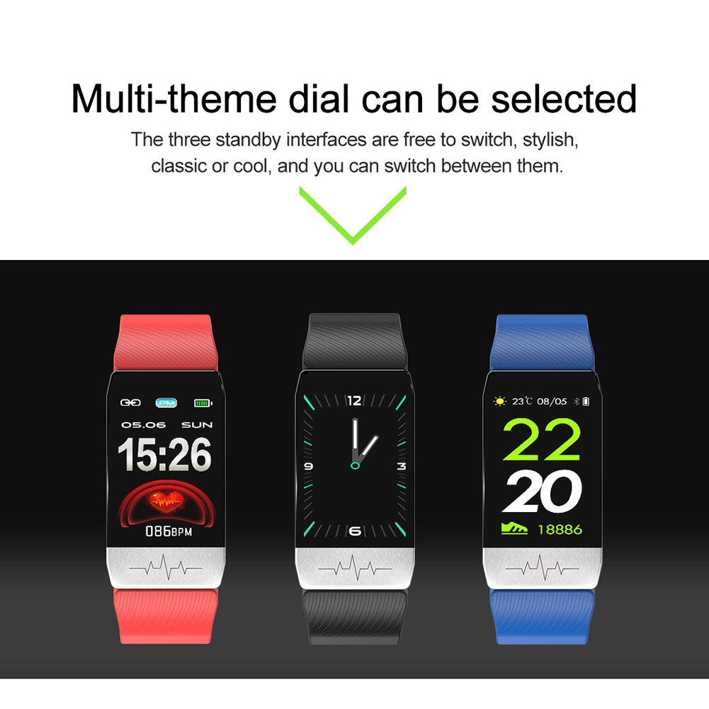 T1S 1.14 inch Smart Watch Health Monitoring Heart Rate Blood Pressure Blood Oxygen Monitor Activity Trackers Red