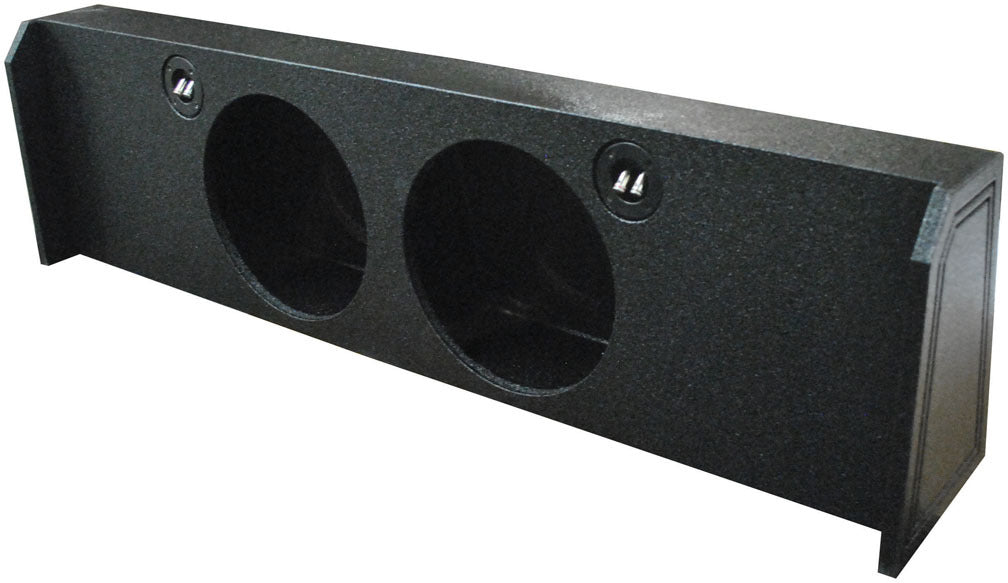 QPower Dual 12" Sealed Empty Woofer Enclosure - Ford '09-'26 F-150 Super Crew'17-'26 Ford F-250/350
