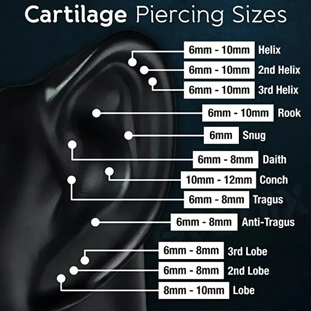 Metal color: Light Yellow Color, Main Stone Color: WHITE - 16g 1.2mm Coated Crystal Steel Ear Stud Tragus Helix Cartilage 3/4/5mm CZ Ball 6/8/10/12/14mm Bar Barbell Piercing