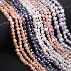 Color: Dark Red, Item Diameter: 21mm - Natural Freshwater Pearl Baroque White pink Irregular Beads for Jewelry Making DIY Earrings Bracelet Necklace Accessories