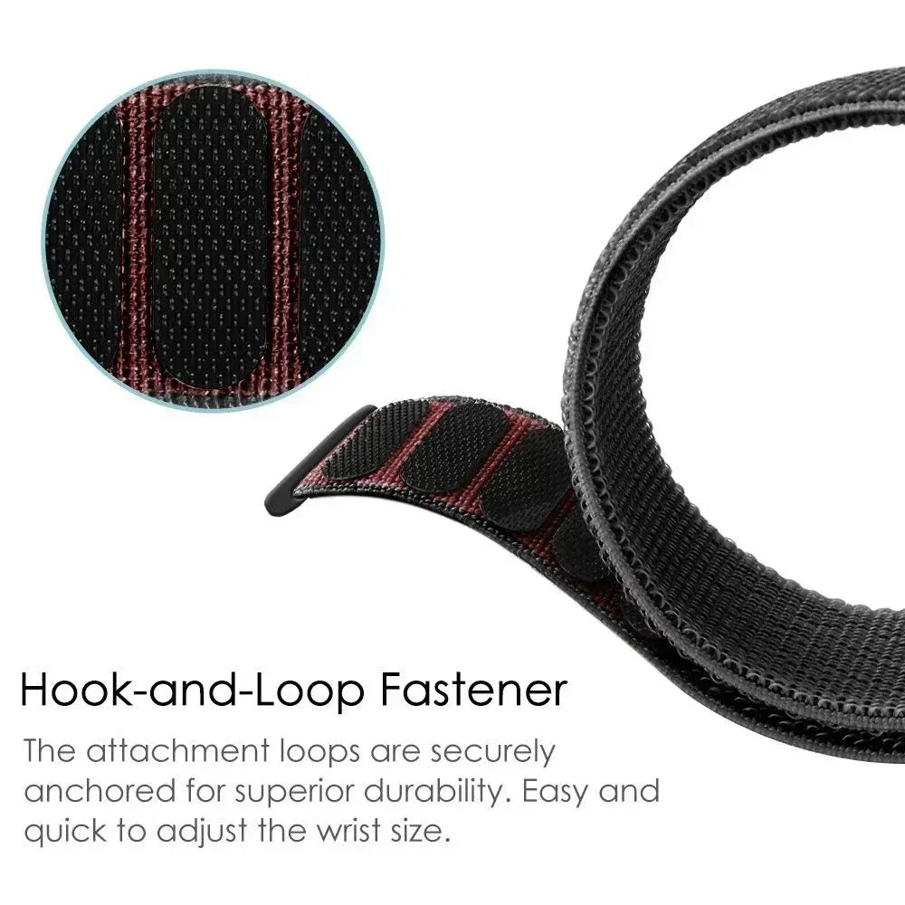 Band Color: Silver Yellow, Band Width: 24mm - Nylon Loop Strap for Huawei Watch GT 5 Pro 46mm Smartwatch Replacment Bracelet Sport Watchband Correa for Huawei GT5 Watch Band