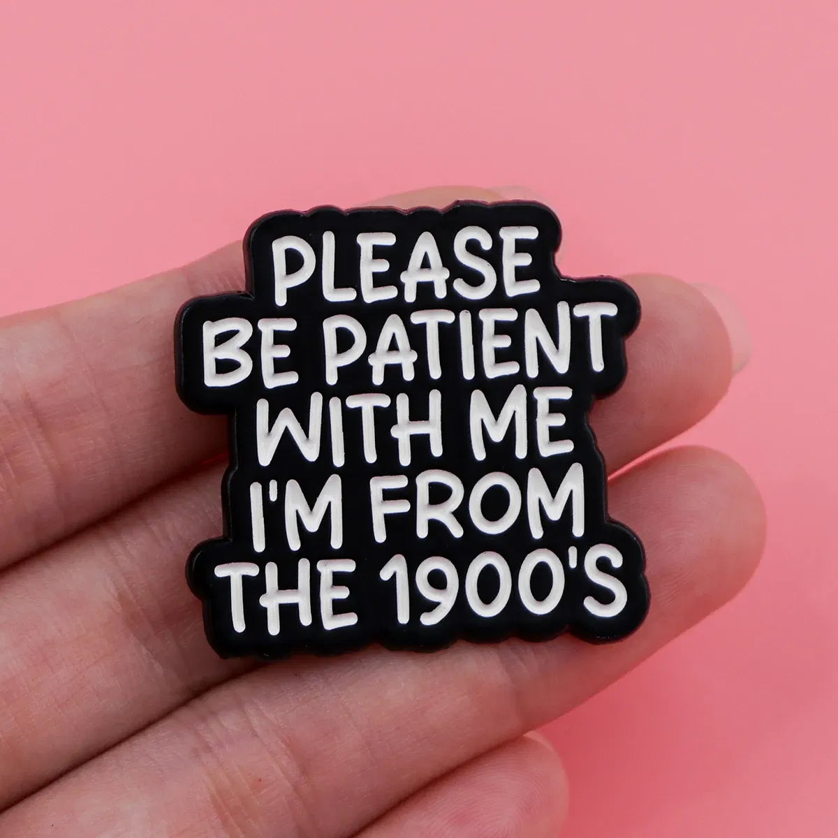 Metal color: Light Yellow Color, Main Stone Color: MULTI - Quotes Enamel Pins Cartoon Women's Brooches Men Lapel Pins Letters Badge on Backpack Costume Accessories Phrase Jewelry Gifts