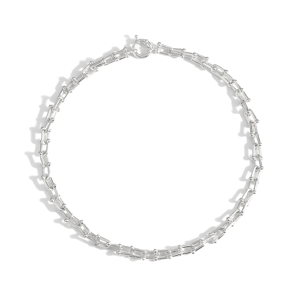 Classic Hollow Chain Fashion 925 Sterling Silver Necklace