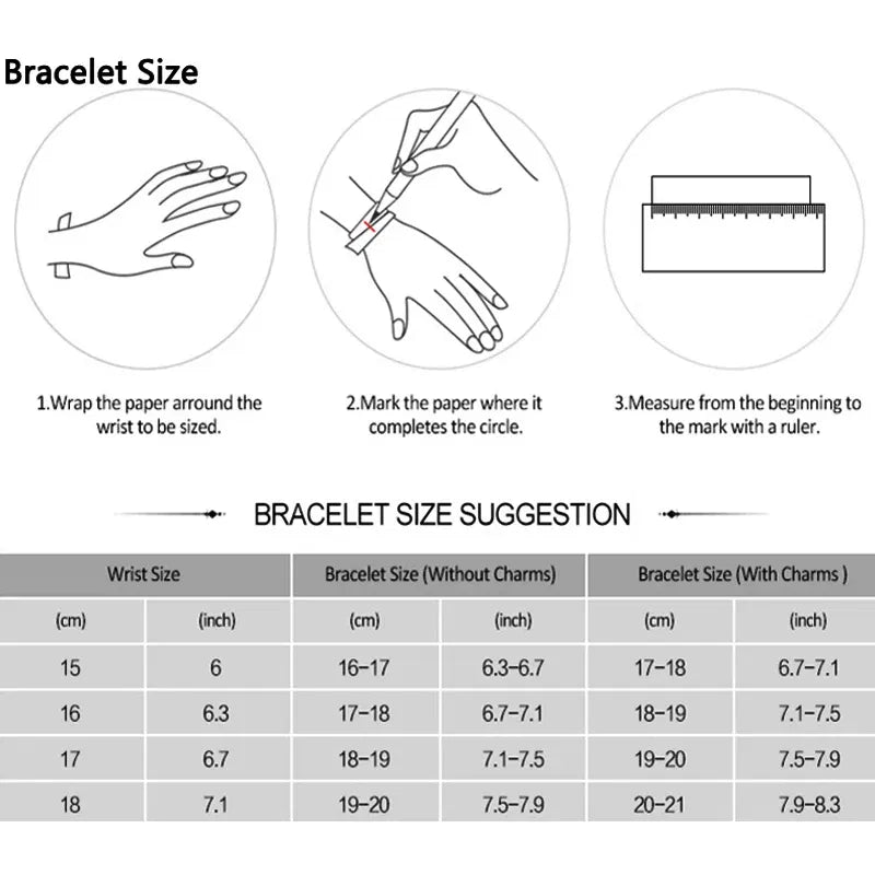 Gem Color: Gold, Length: 19cm - Original 925 Sterling Silver Bracelet Star Heart Clasp Snake Chain Rose Gold DIY Beads Charms Bracelets For Women Luxury Jewelry