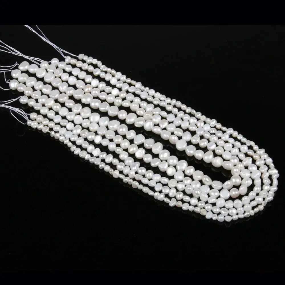 Color: Dark Red, Item Diameter: 21mm - Natural Freshwater Pearl Baroque White pink Irregular Beads for Jewelry Making DIY Earrings Bracelet Necklace Accessories