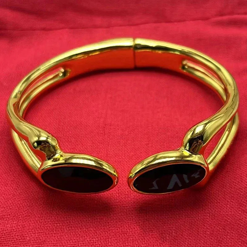Metal Color: Imitation Rhodium Plated - gift of New Hot Spanish jewelry lightweight luxury jewelry bracelet ladies party exquisite accessories high-quality gifts