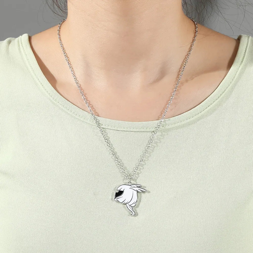 Metal Color: Light Yellow Gold Color, Length: 50cm, Ships From: CHINA - Game Sky Children Of Light Women Necklace Fashion Enamel Necklace Anime Monstrous Punk Necklace Charm Jewelry Party Accessories