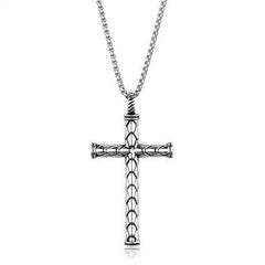 TK1993 - High polished (no plating) Stainless Steel Necklace with No Stone