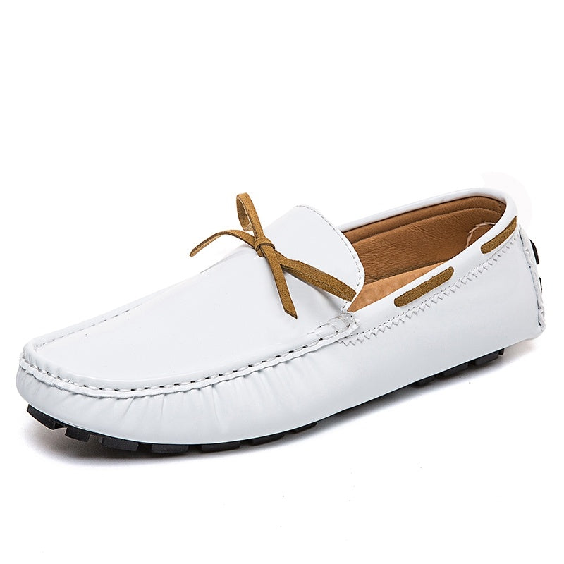 Plus Size 36-48 Mens Loafers Shoes Luxury Patent Leather Casual Peas Shoes Driving Moccasin Men Soft Wedding Party Dress Shoes