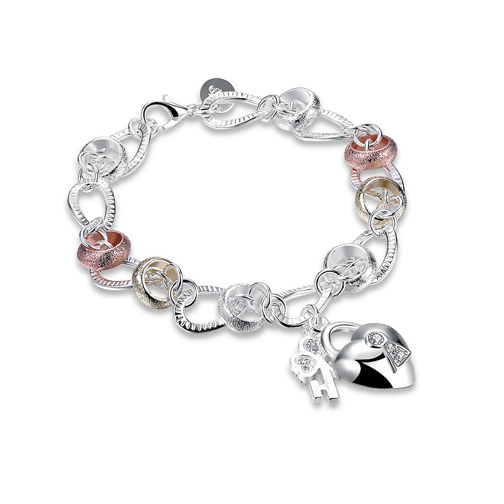 Heart Pendant Flower Bracelet 2020 New Temperament Bracelet