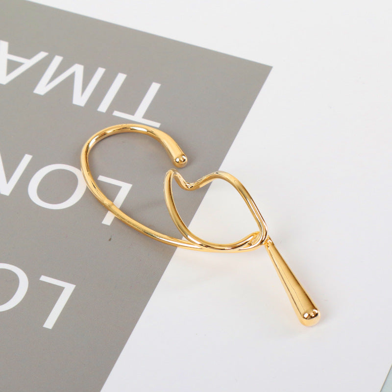 New Fashion Gold Metal Ear Cuff Earrings Without Piercing Geometric Cartilage Earrings Jewelry