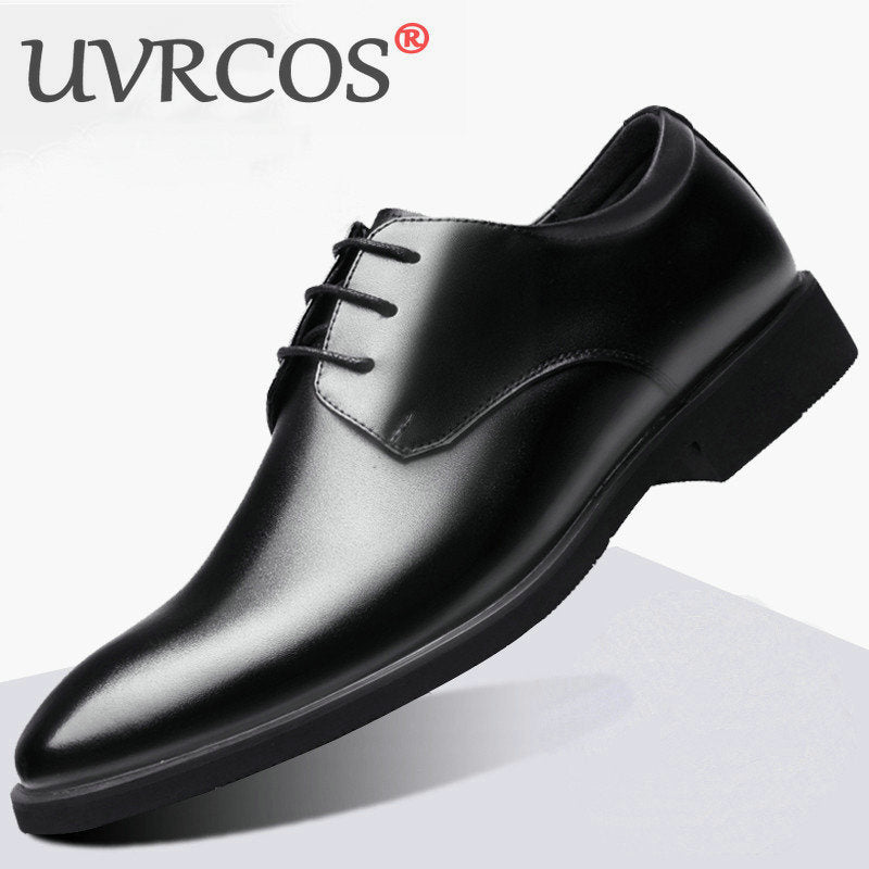 2022 British Leather Shoes Casual New Leather Shoes Men's Business Dress Shoes Korean Version Trend Leather Shoes Work Shoes