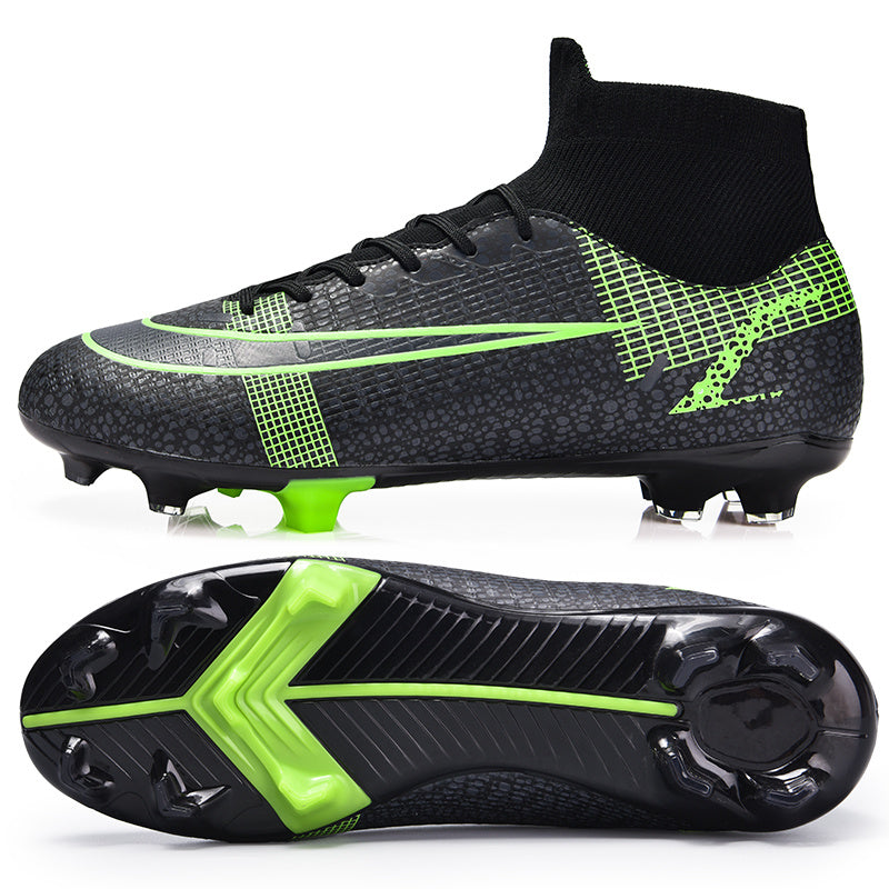 High Quality Football Boots Same As C.Ronaldo Soccer Shoes Assassin Chuteira Campo TF/AG Football Sneaker Futsal Training Shoes