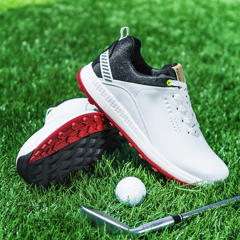 New Men's Leather Professional Golf Shoes Men's Outdoor Golf Training Shoes Mens Golf Shoes