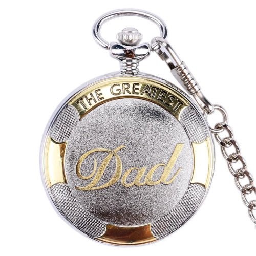 High Quality Mens Bronze Big Size DAD Men Women Pocket Watch With 37CM Chain Gifts Men male new masculino relogio hombre Saati