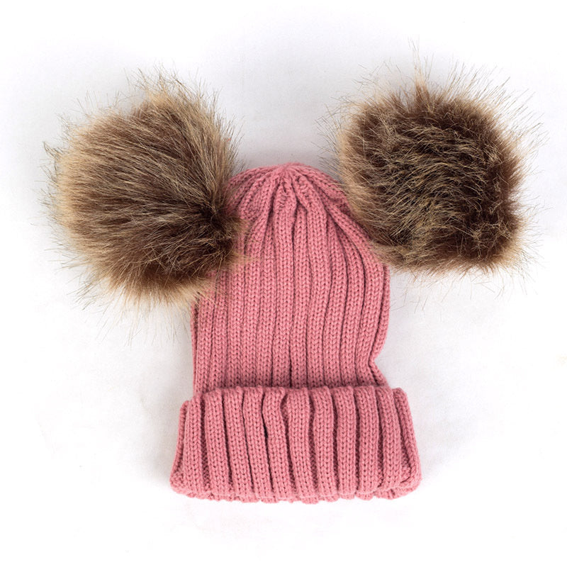 Children Pom Pom Bobble Hat Accessories