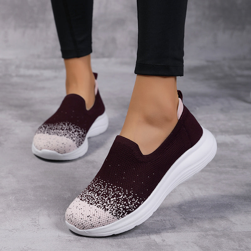 Summer Women Mesh Sneakers Breathable Casual Shoes Women Slip On Loafers Lightweight Womens Flats Vulcanized Shoes Zapatos Mujer