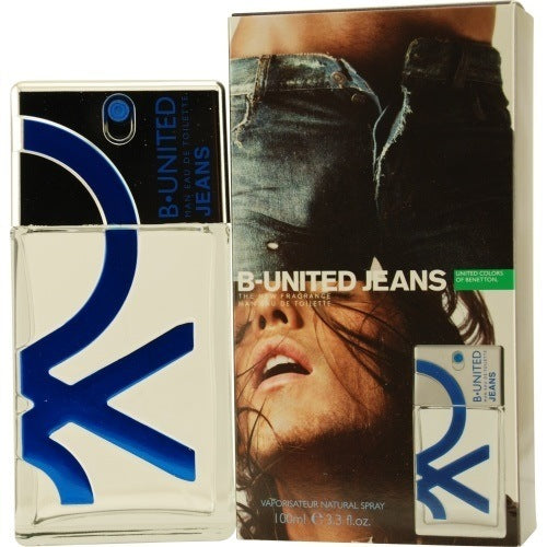 B UNITED JEANS by Benetton EDT SPRAY 3.3 OZ