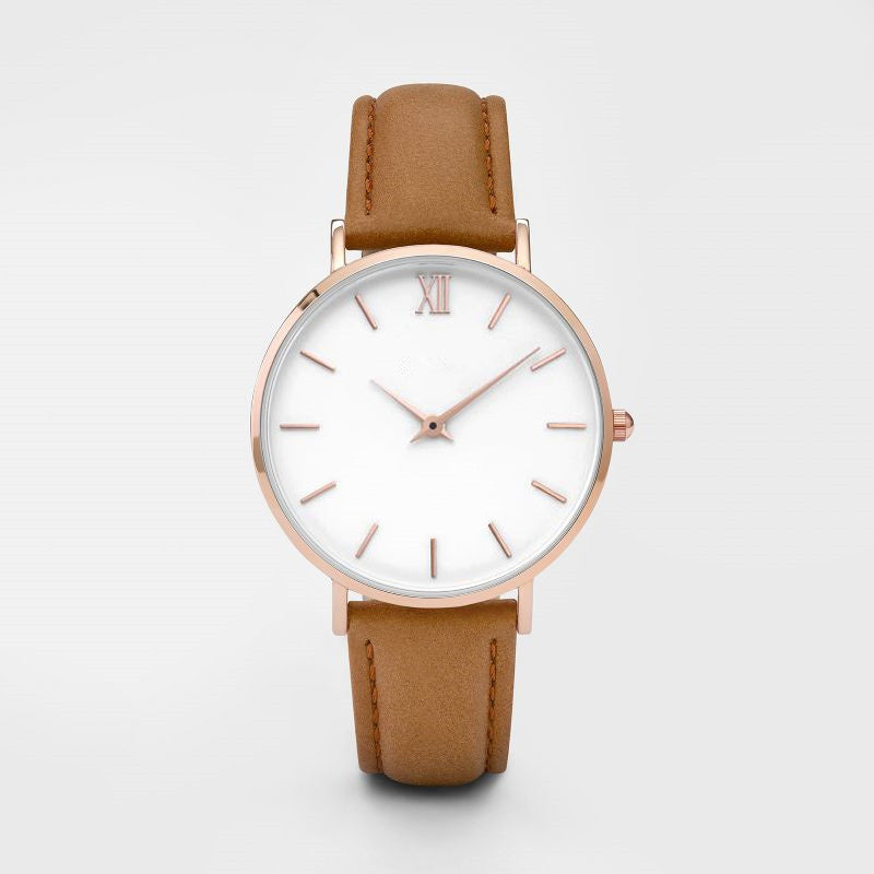 Women Watch Fashion Simple Girl Ladies Relojes Casual Leather Ladies Watch Female Clock Zegarek Damski Reloj Mujer Montre Femme