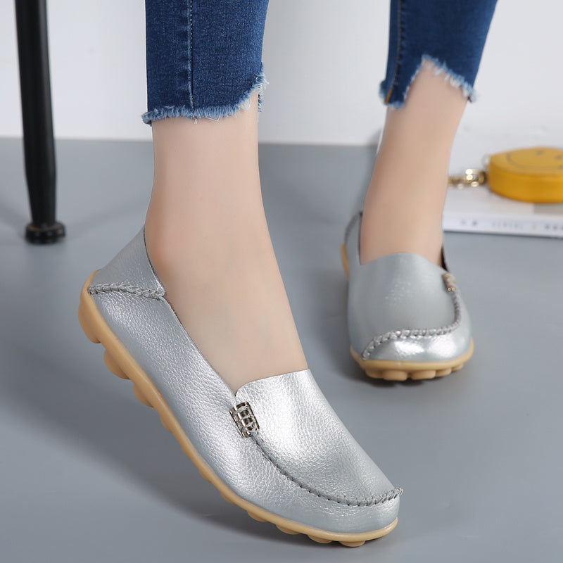 Women Loafers Sheos Ballet Flats Ladies Shoes Genuine Leather Female Spring Moccasins Casual Ballerina Shoes Women Sneakers