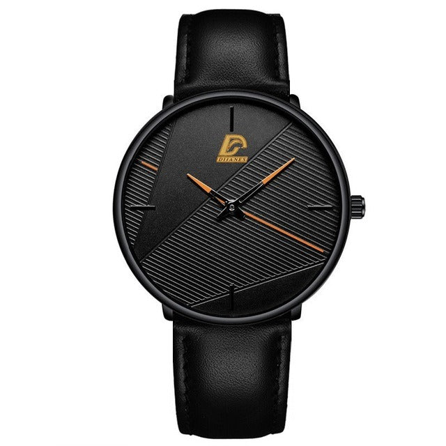 reloj hombre Watches Mens 2023 Minimalist Men's Fashion Ultra-thin Watch Simple Men Business Quartz Wristwatch relogio masculino