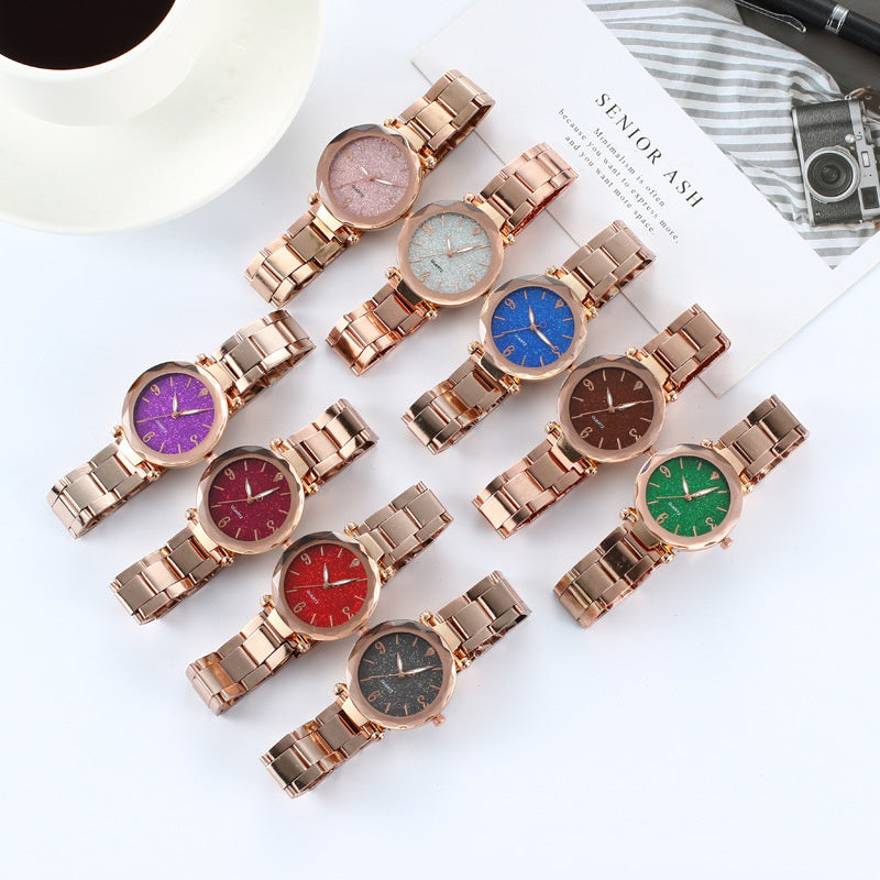 New Women Watch Quartz Classic Fashion Ladies Watch Womens Crystal Reloj Mujer Metal Wristwatch relogio feminino saati