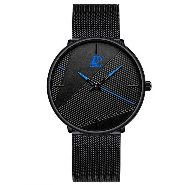 Watches Mens 2023 Minimalist Men's Fashion Ultra-thin Watch Simple Men Business Quartz Wristwatch