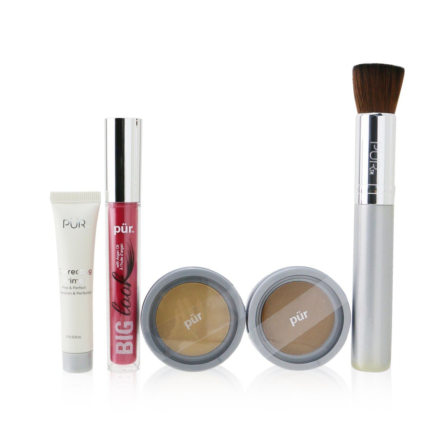 Best Sellers Kit (5 Piece Beauty To Go Collection) (1x Powder, 1x Primer, 1x Bronzer, 1x Mascara, 1x Brush) - # Light Tan