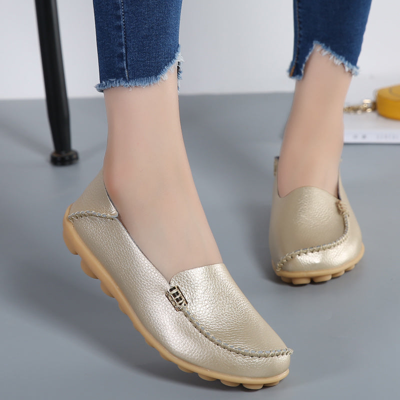 Women Loafers Sheos Ballet Flats Ladies Shoes Genuine Leather Female Spring Moccasins Casual Ballerina Shoes Women Sneakers