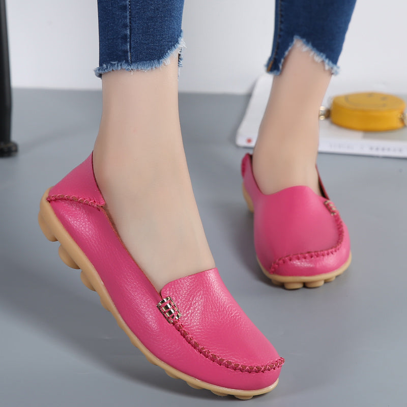 Women Loafers Sheos Ballet Flats Ladies Shoes Genuine Leather Female Spring Moccasins Casual Ballerina Shoes Women Sneakers