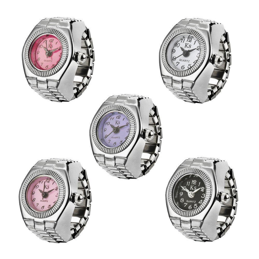 Men's and Women's Vintage Rings Quartz Watch Rings