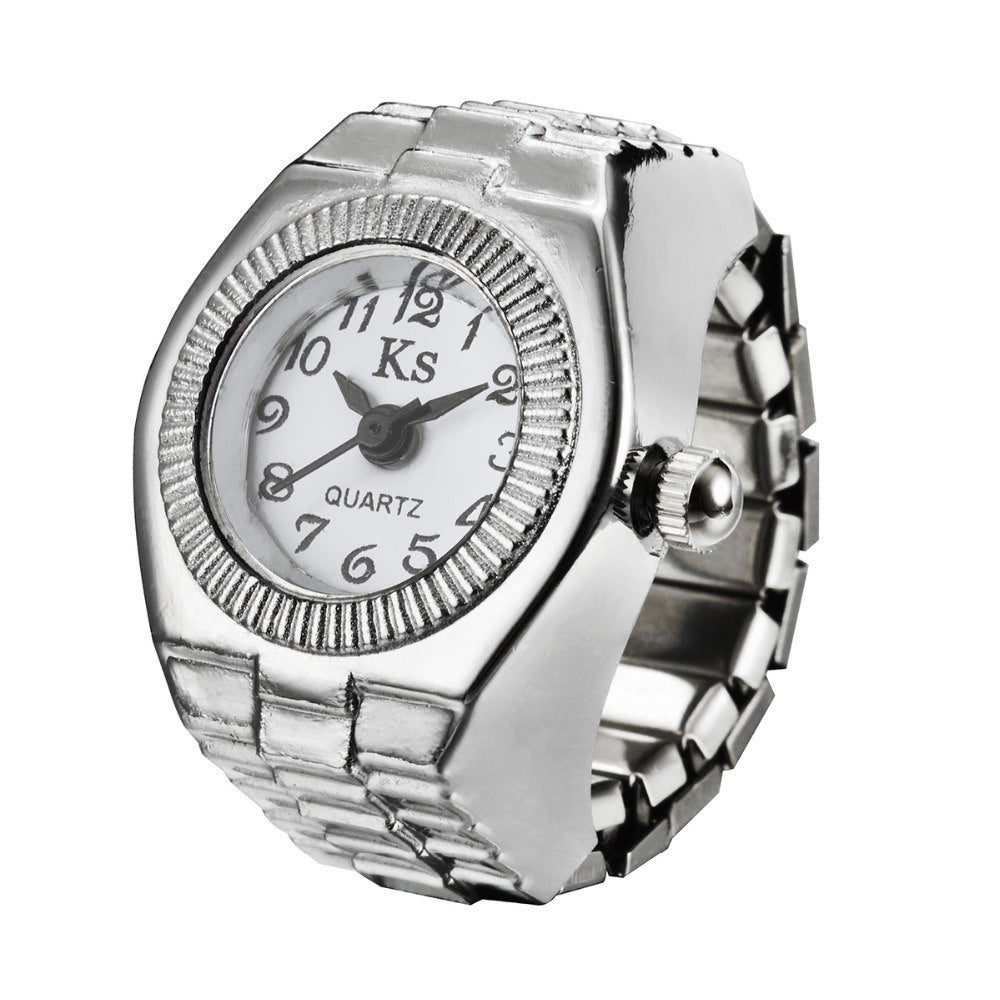 Men's and Women's Vintage Rings Quartz Watch Rings