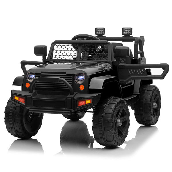 LEADZM Dual Drive 12V 4.5A.h with 2.4G Remote Control Jeep Black