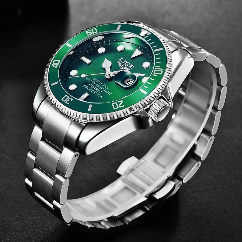 2022 Top Brand Luxury Fashion Diver Watch Men 30ATM Waterproof Date Clock Sport Watches Mens Quartz Wristwatch Relogio Masculino