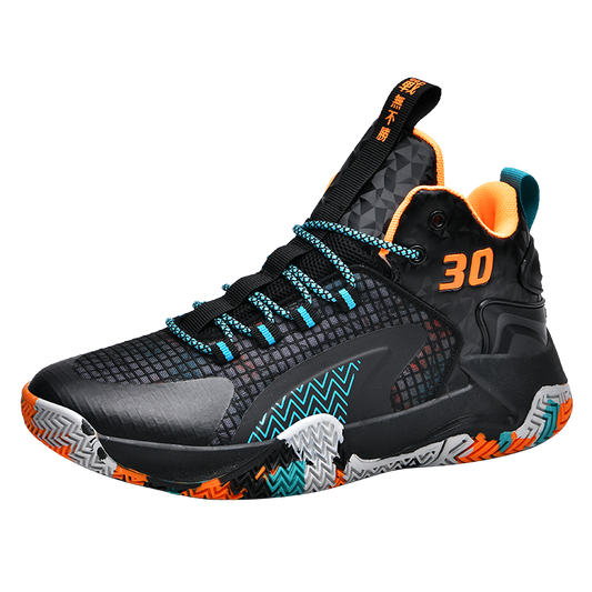 Sports shoes men's basketball shoes non-slip wear-resistant high-top basketball shoes breathable outdoor sports shoes unisex