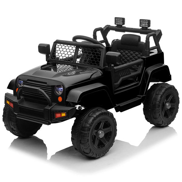 LEADZM Dual Drive 12V 4.5A.h with 2.4G Remote Control Jeep Black