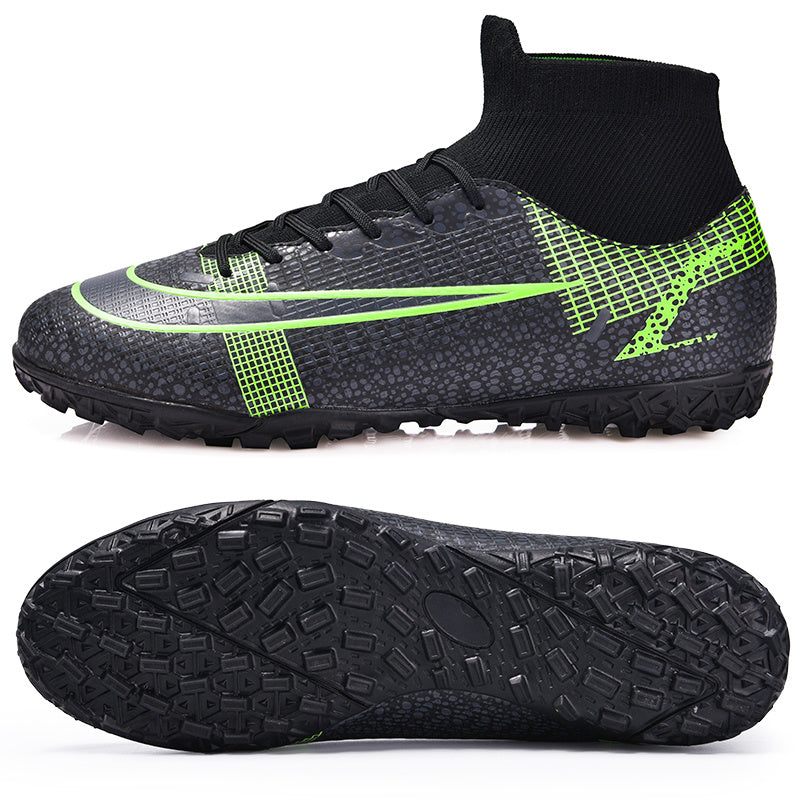 High Quality Football Boots Same As C.Ronaldo Soccer Shoes Assassin Chuteira Campo TF/AG Football Sneaker Futsal Training Shoes