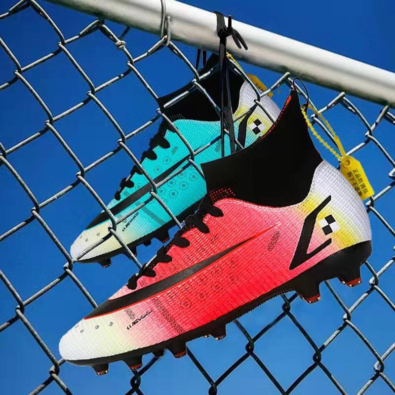 High Quality Football Boots Same As C.Ronaldo Soccer Shoes Assassin Chuteira Campo TF/AG Football Sneaker Futsal Training Shoes