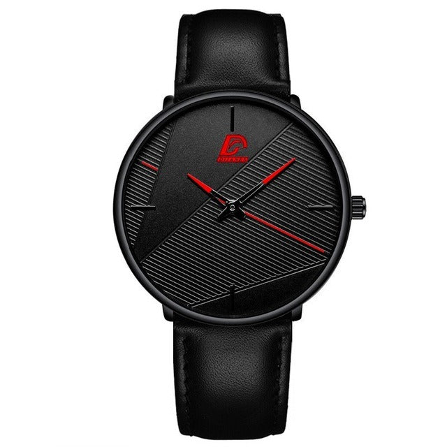 reloj hombre Watches Mens 2023 Minimalist Men's Fashion Ultra-thin Watch Simple Men Business Quartz Wristwatch relogio masculino