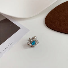 Flower Gem Girly Temperament Cute Ear Buckle