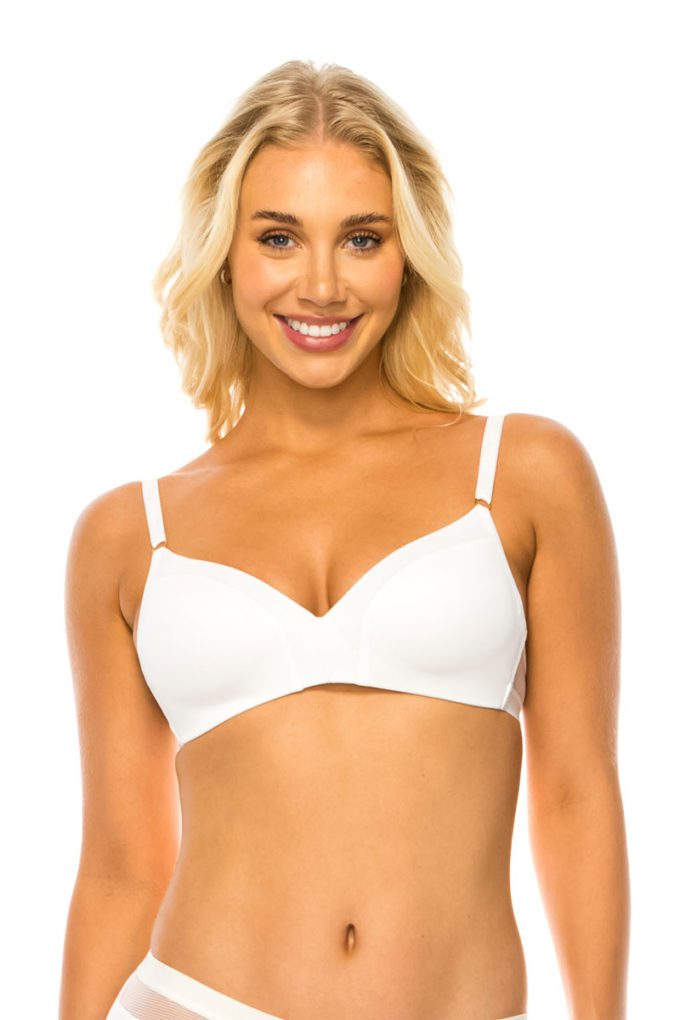 Mesh Band No Wire  Bra