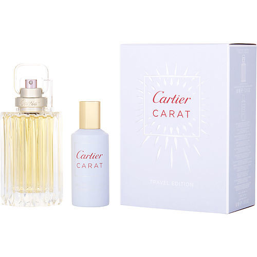 CARTIER CARAT by Cartier EAU DE PARFUM SPRAY 3.3 OZ & BODY & HAIR MIST 1.7 OZ